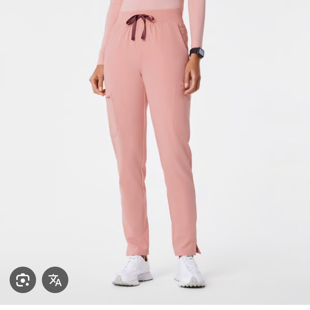 Figs ‘Pink Sand’ High Waisted Yola Scrub Pants